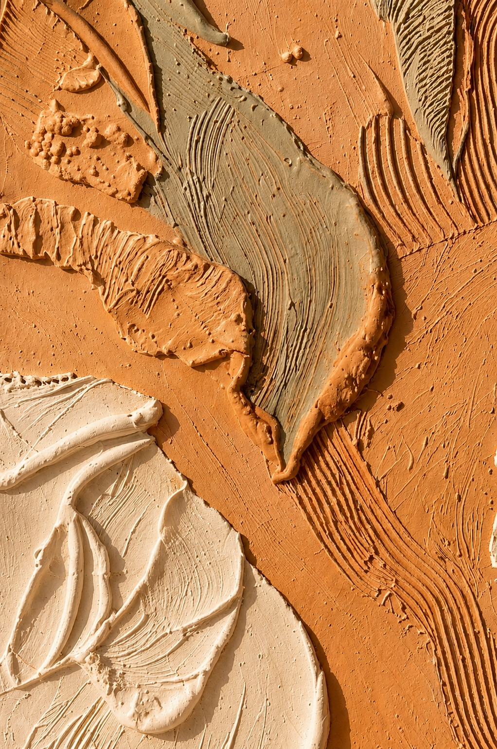3D Textured Abstract Painting