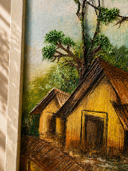 Quiet Dwelling - 3D Textured Wall Art