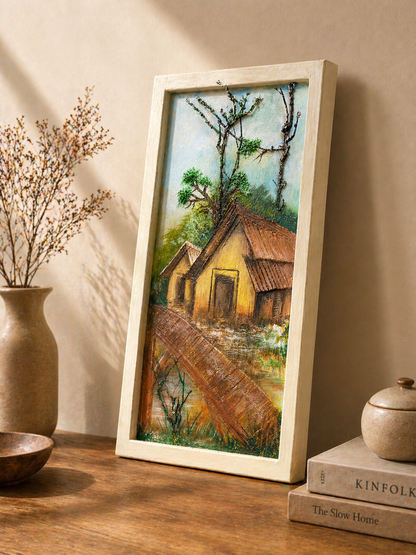 Quiet Dwelling - 3D Textured Wall Art