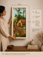 Quiet Dwelling - 3D Textured Wall Art