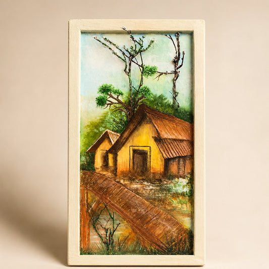 Quiet Dwelling - 3D Textured Wall Art